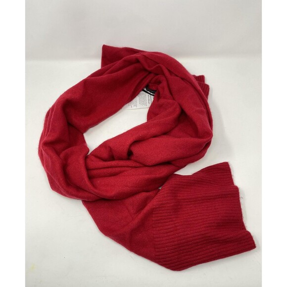 Halogen Scarf Womens One Size Red Chili 100% Cashmere Soft Warm Winter NWT Wrap - Picture 1 of 6